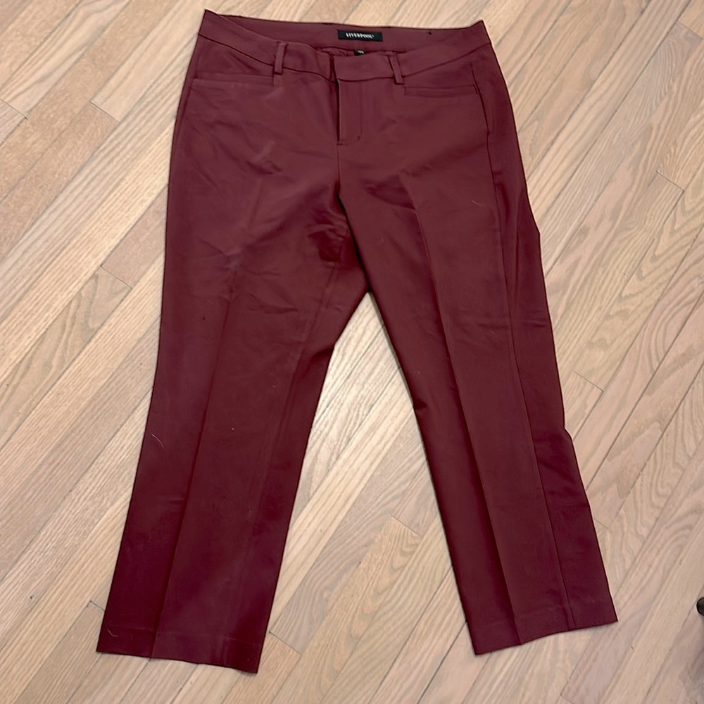 Never Work Liverpool Maroon Trousers